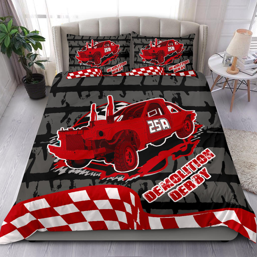 Custom demolition derby bedding