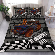 Custom demolition derby bedding set