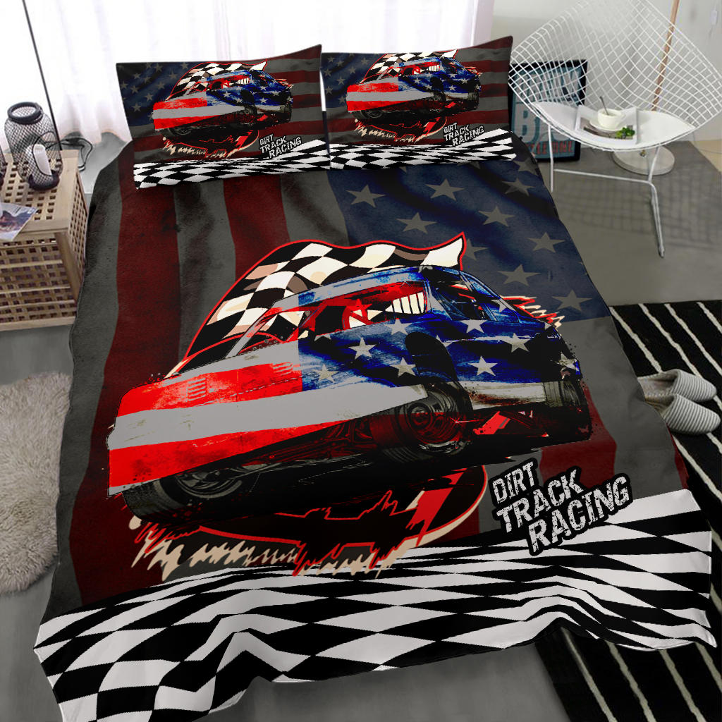 USA Street Stock Race Car Bedding Set