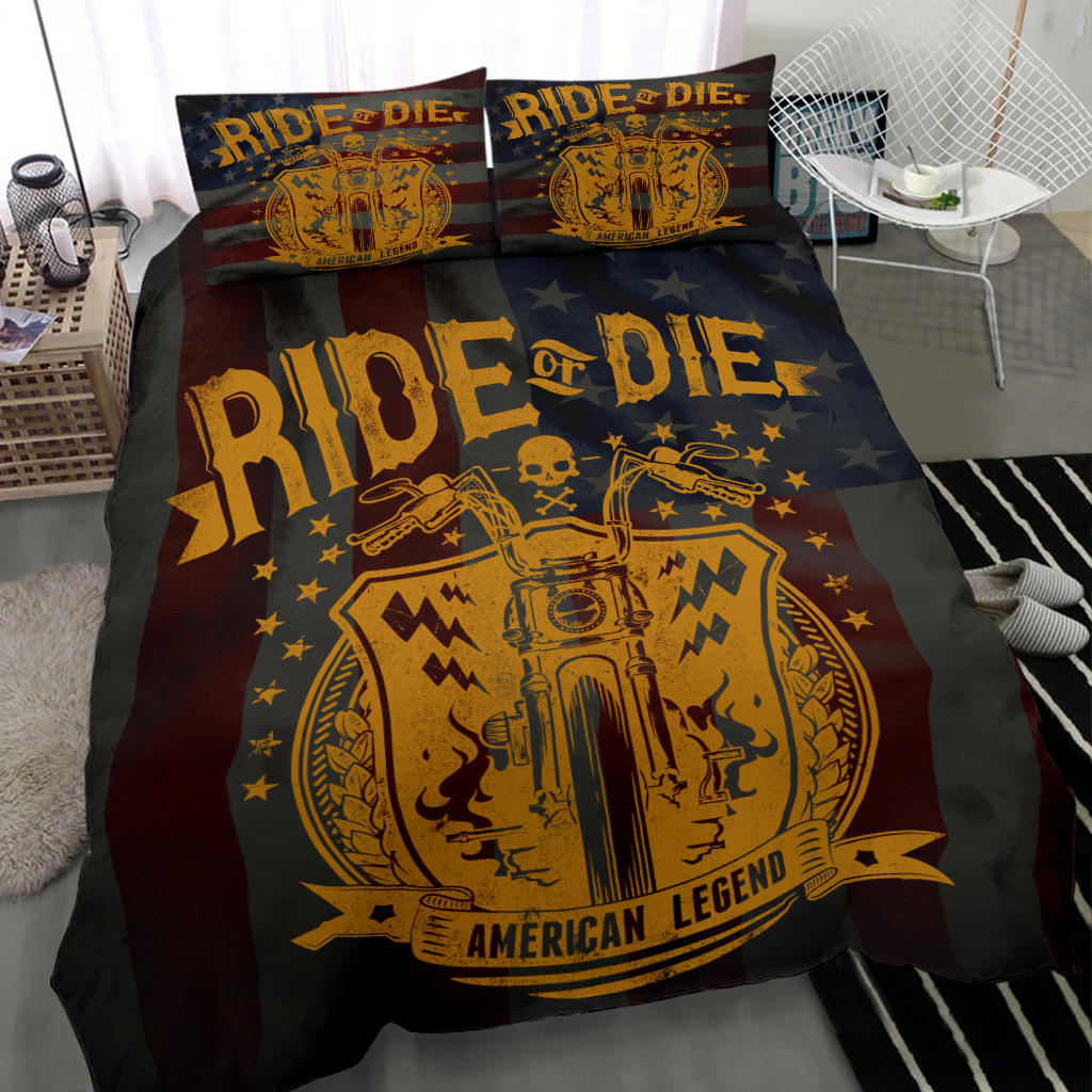 Ride Or Die USA Bedding Set