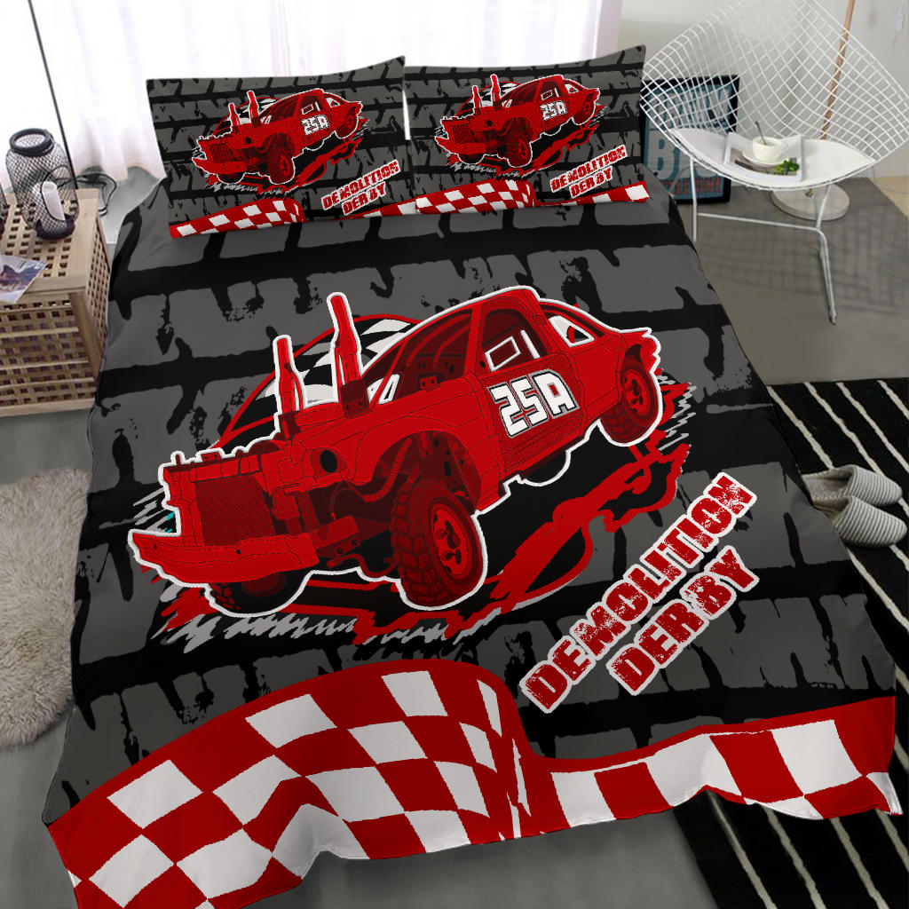 Custom demolition derby bedding