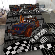 Custom demolition derby bedding set