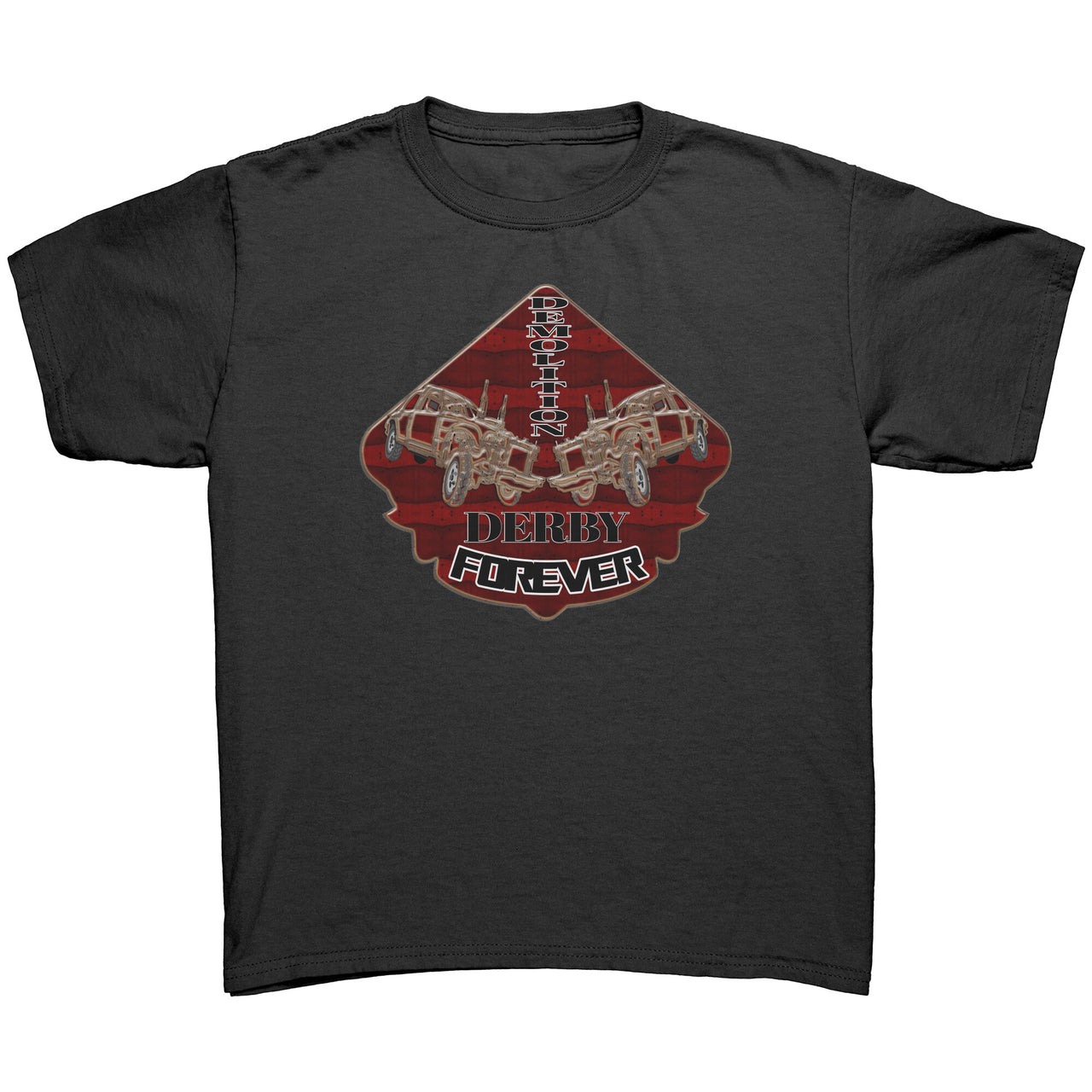 Demolition Derby Forever Youth T-shirts/Hoodies