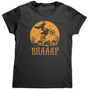 dirt bike girl halloween t-shirts