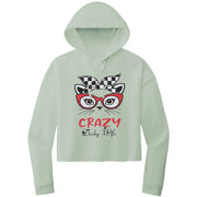 Crazy Derby wife Crop Top hoodie