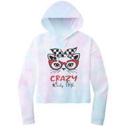 Crazy Derby wife Crop Top hoodie