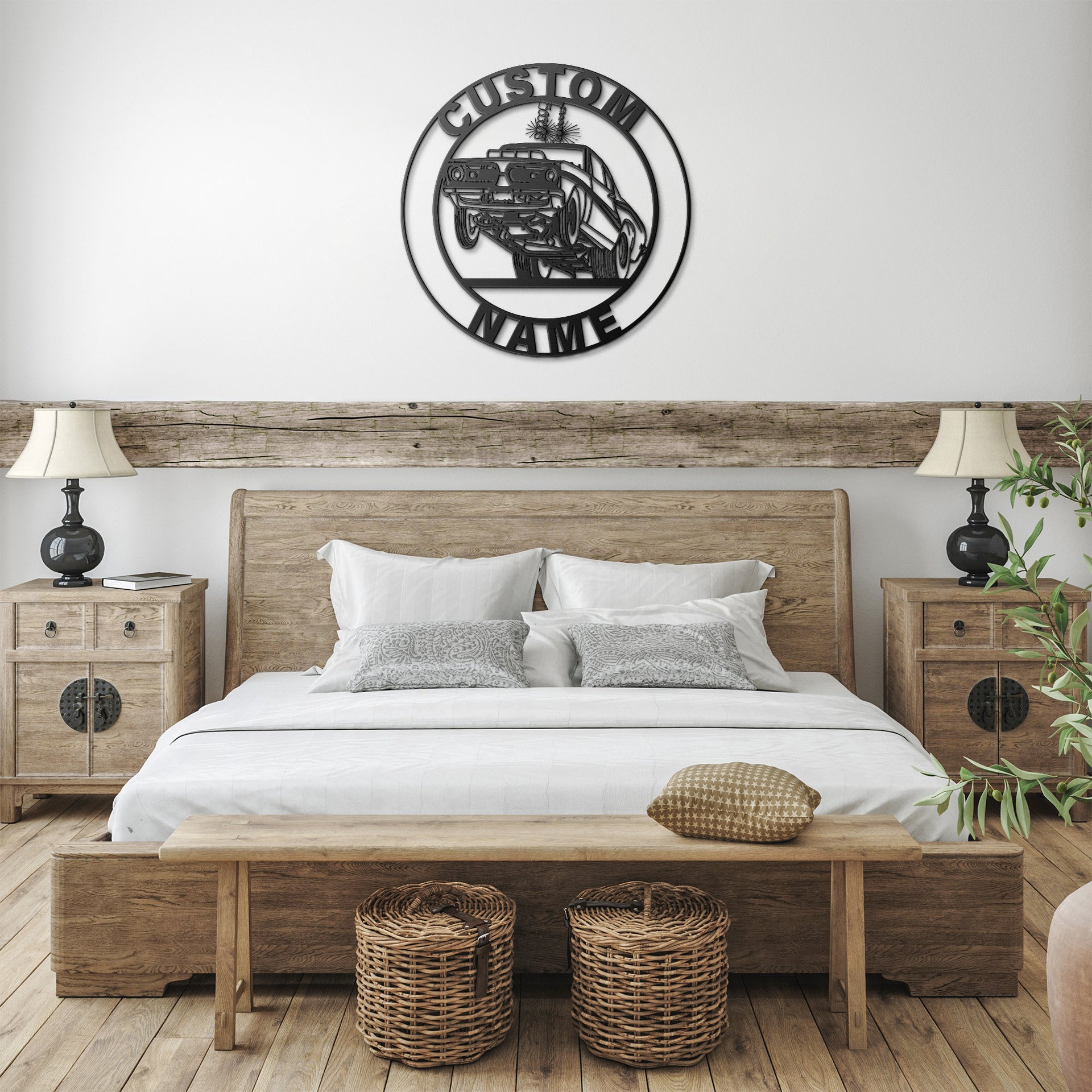 Custom Drag Racing Metal Sign