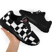 Custom Racing Sneakers featuring a lightweight, breathable mesh upper and a high-traction EVA outsole designed for motorsports enthusiasts.