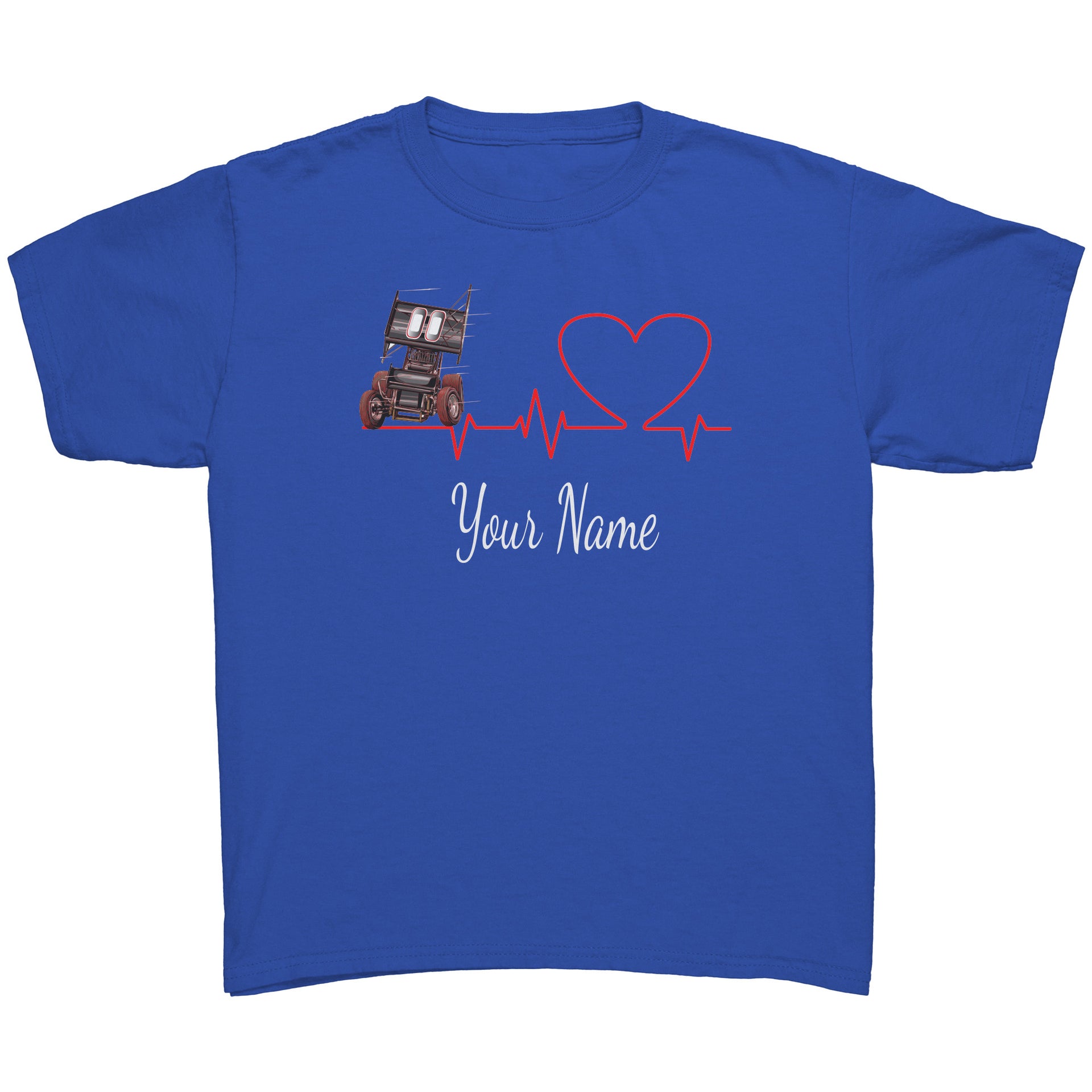 Custom Sprint Car Racing Youth T-Shirts