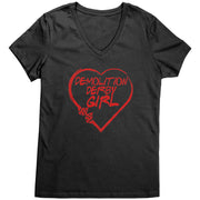 Demolition Derby Girl Heart T-Shirts