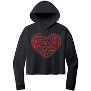 Demolition Derby Girlfriend Women’s Crop Hoodie
