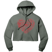 Demolition Derby Girlfriend Women’s Crop Hoodie