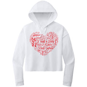 Demolition Derby Girlfriend Women’s Crop Hoodie