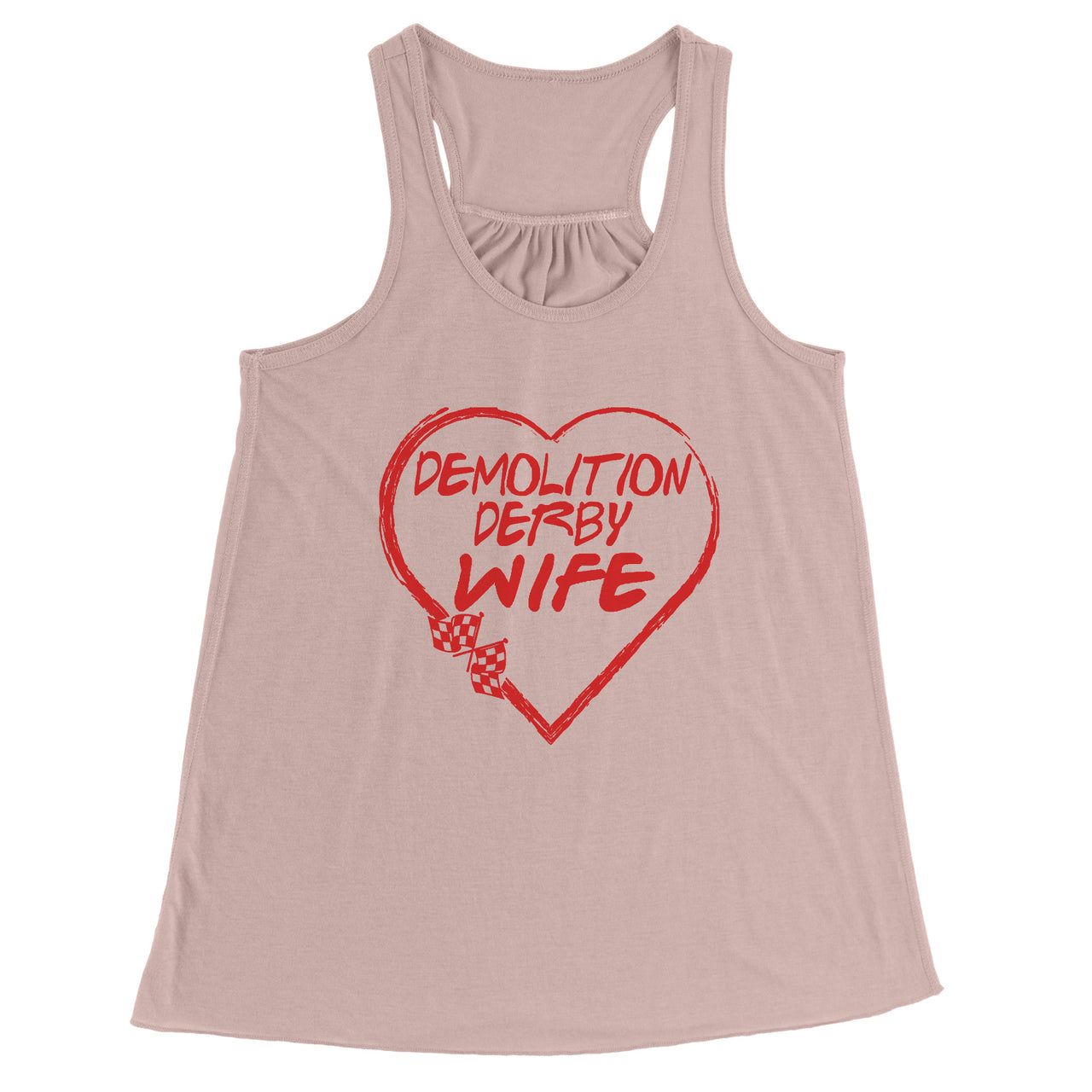 Demolition Derby Wife Heart T-Shirts