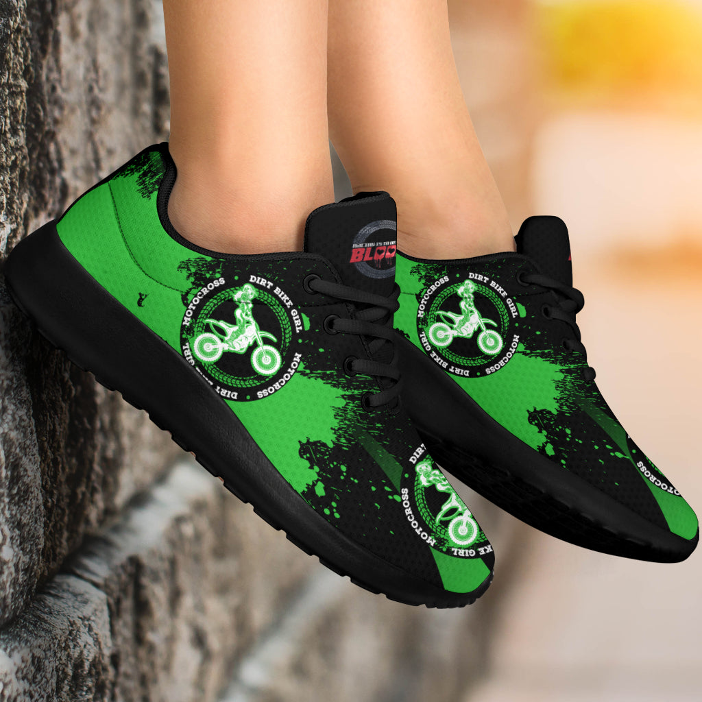 Dirt Bike Girl Sneakers 