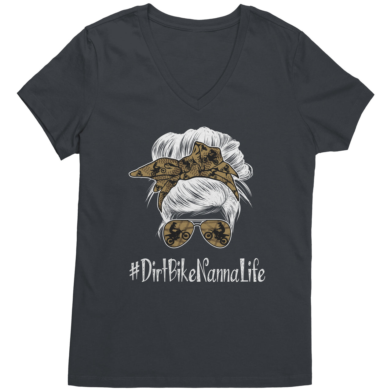 Dirt Bike Nanna Life T-Shirts