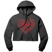 Dirt Track Racing Aunt Crop Top hoodie