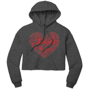Dirt Track Racing Aunt Crop Top hoodie