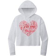Dirt Track Racing Aunt Crop Top hoodie
