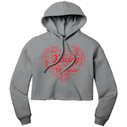 Dirt Track Racing Aunt Crop Top hoodie