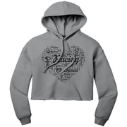Dirt Track Racing Girlfriend Crop Top hoodie