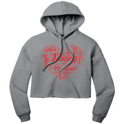 Dirt Track Racing Mom Crop Top hoodie