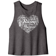 Dirt Track Racing Nanna Racerback Crop Tank