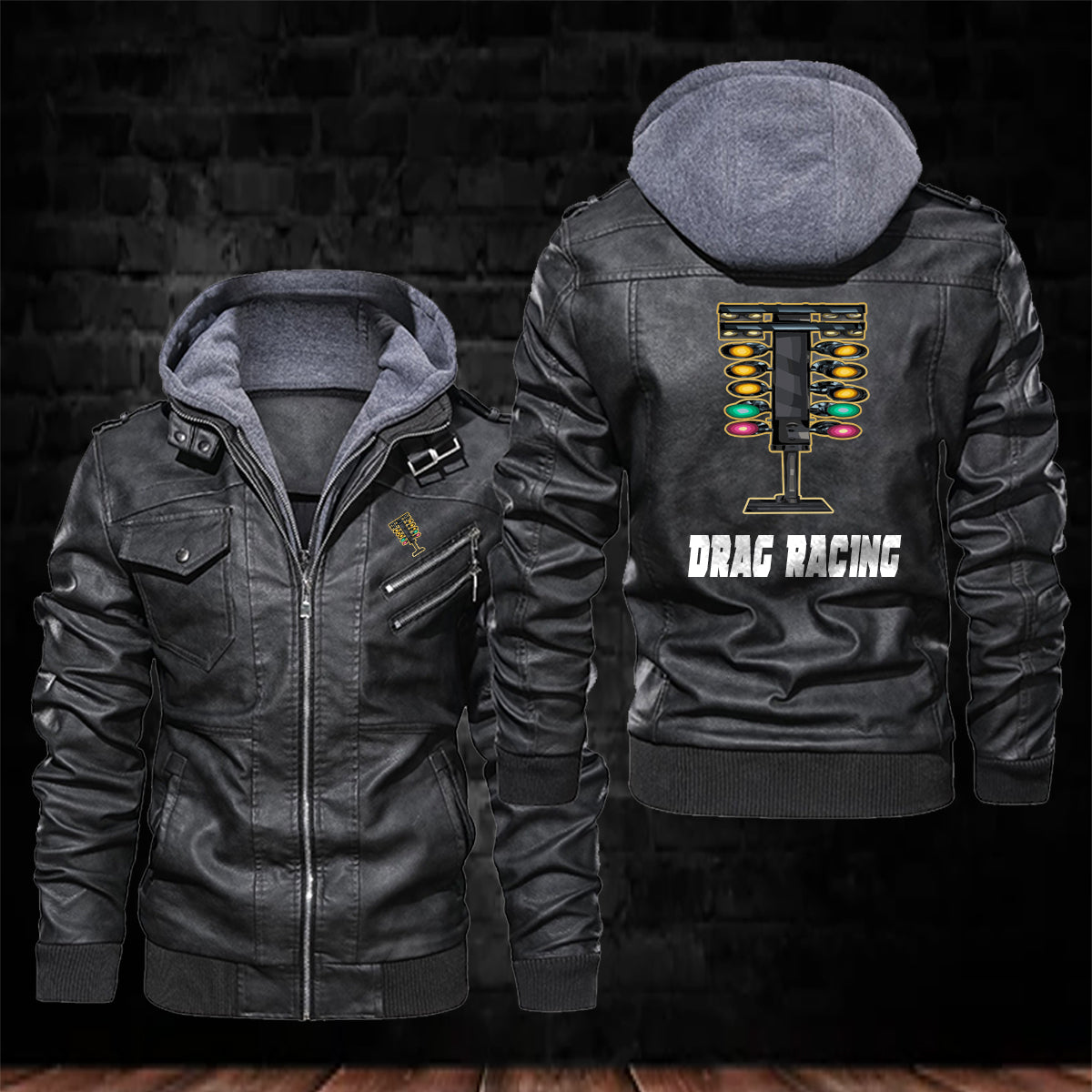 Drag Racing leather jacket