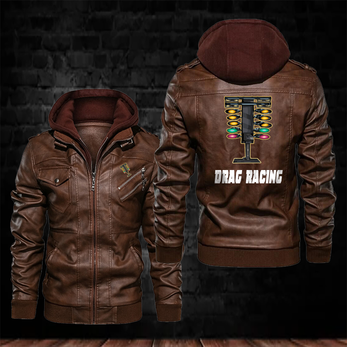 Drag Racing leather jacket