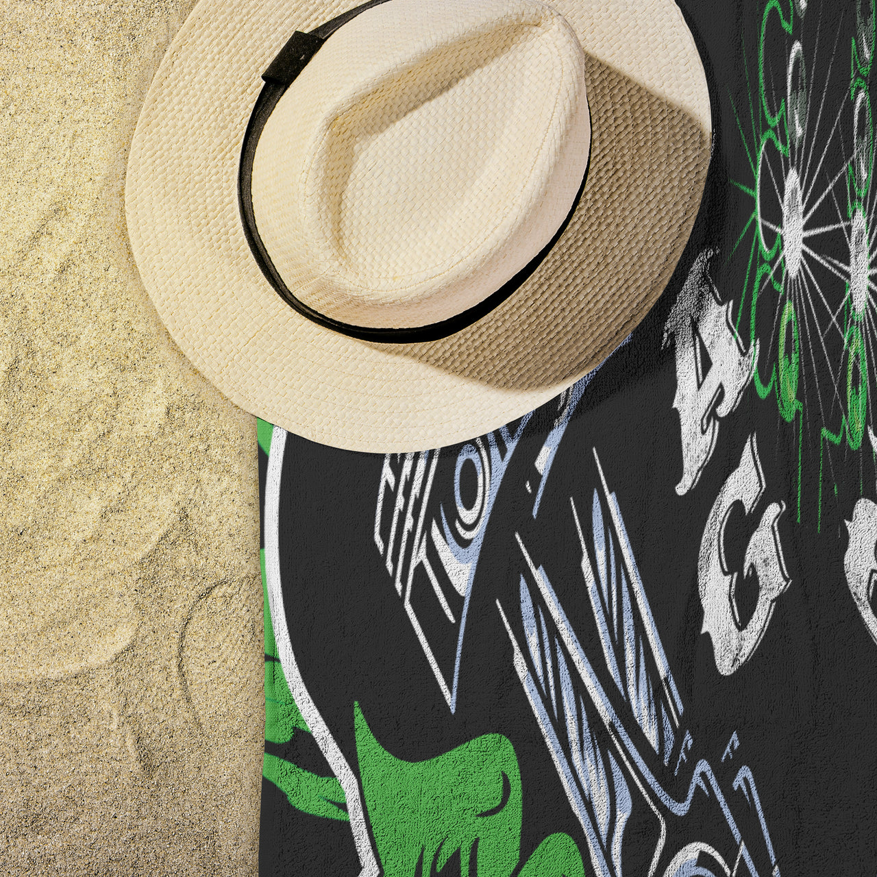 Drag Racing Forever Beach Towel