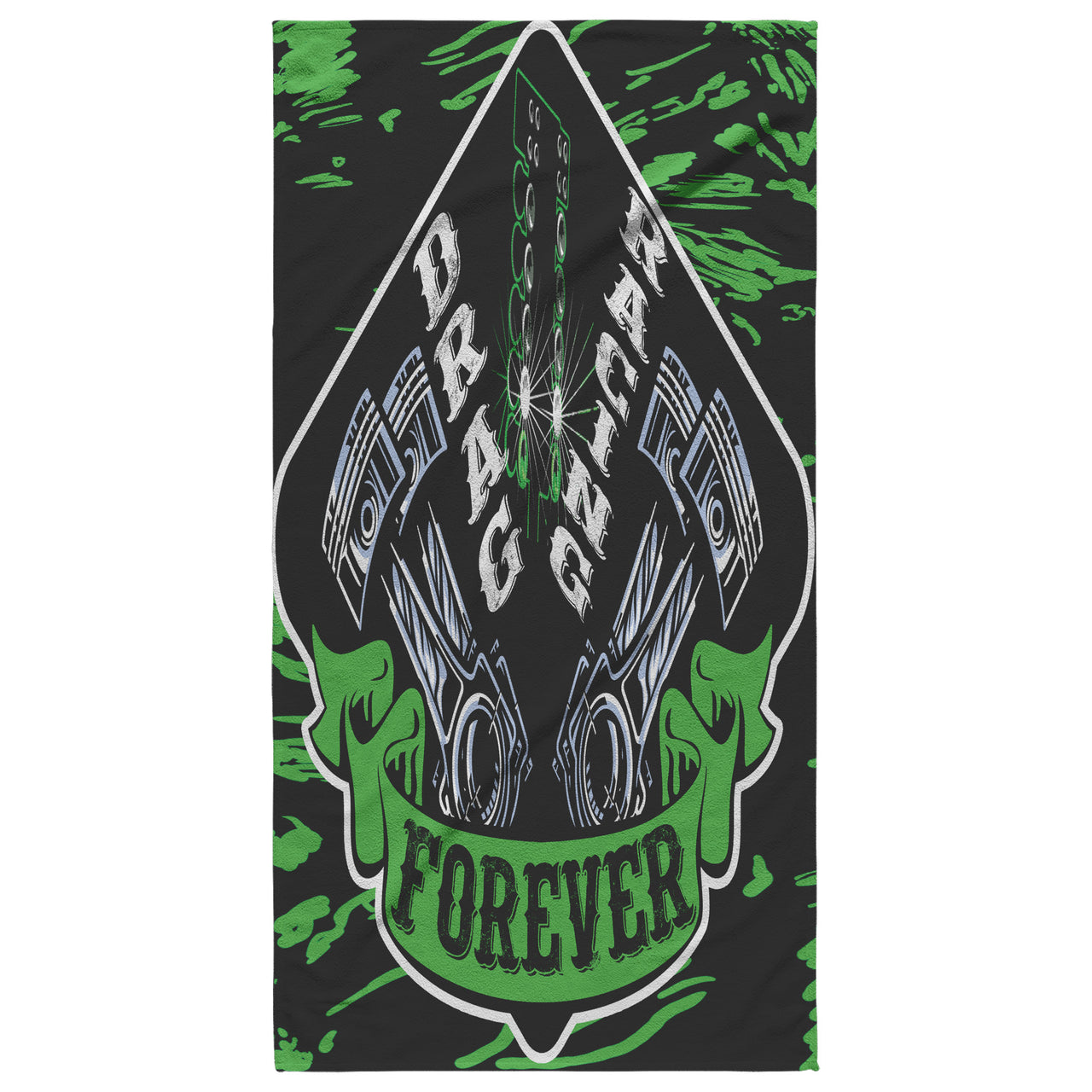 Drag Racing Forever Beach Towel