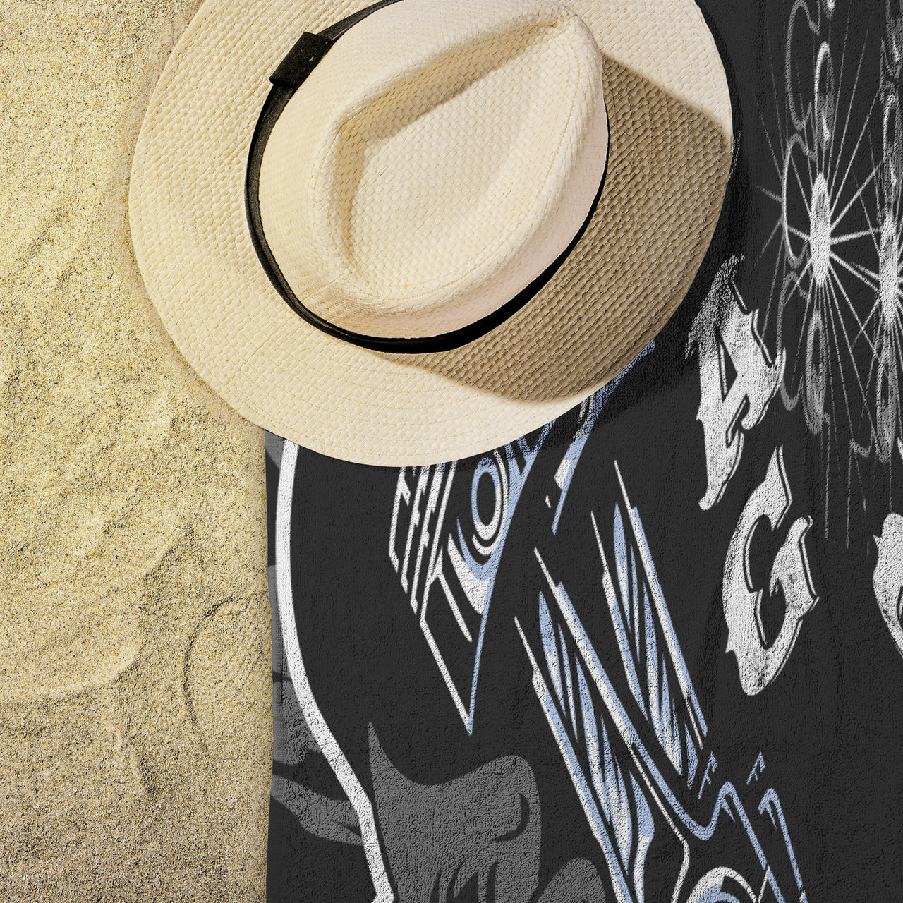 Drag Racing Forever Beach Towel