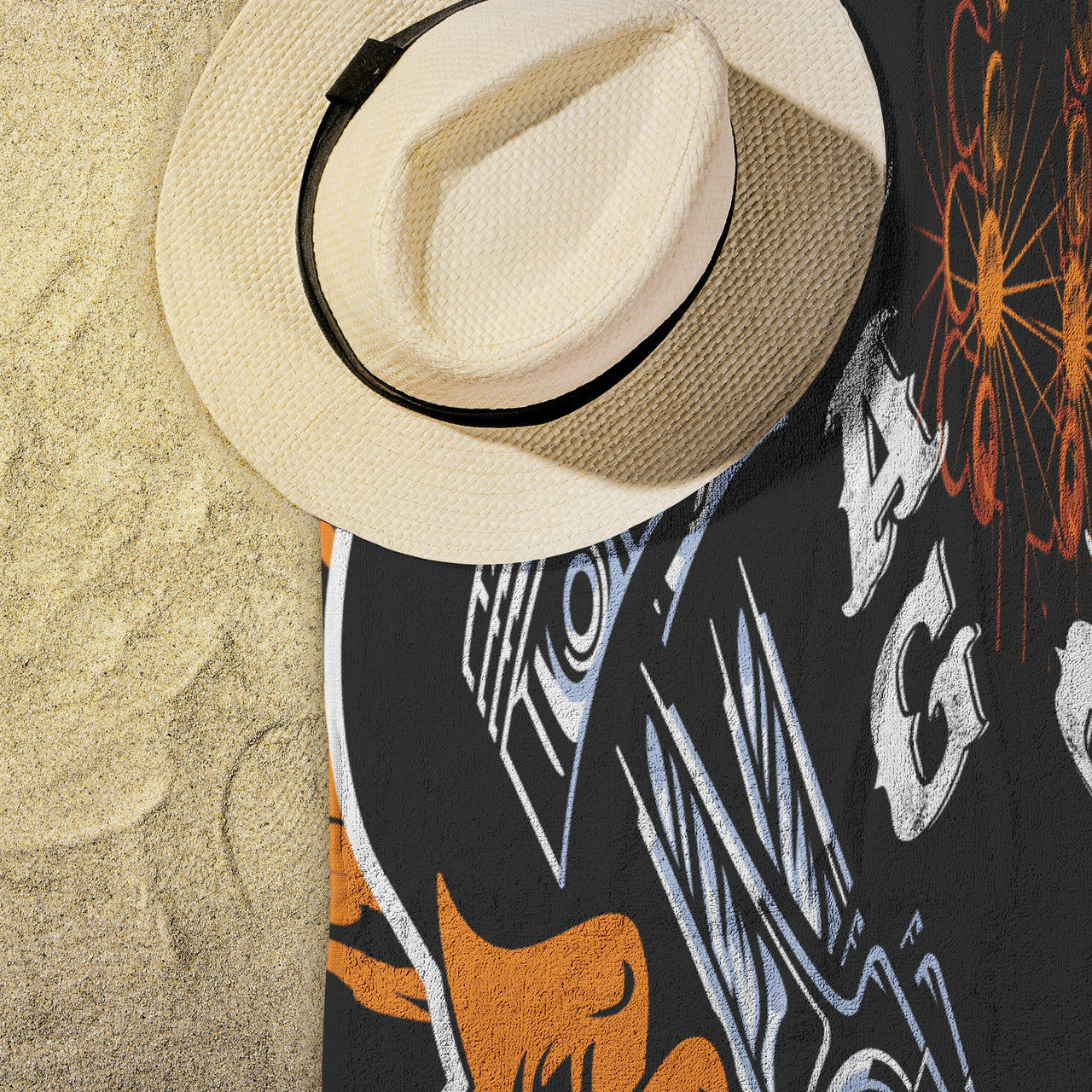 Drag Racing Forever Beach Towel