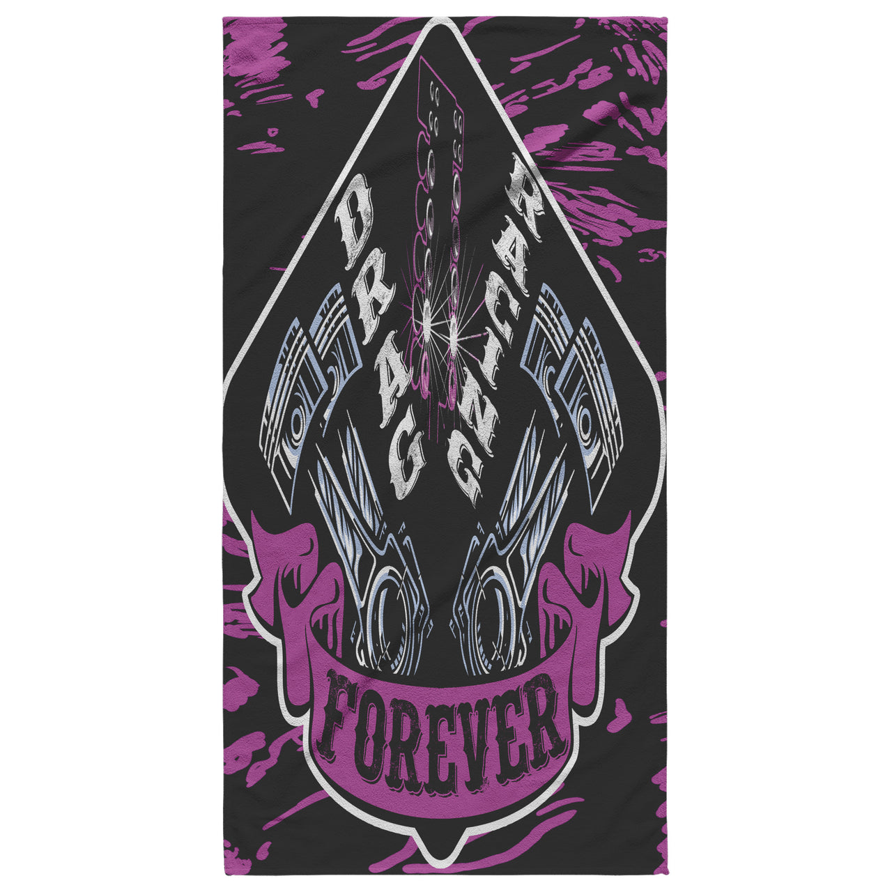 Drag Racing Forever Beach Towel