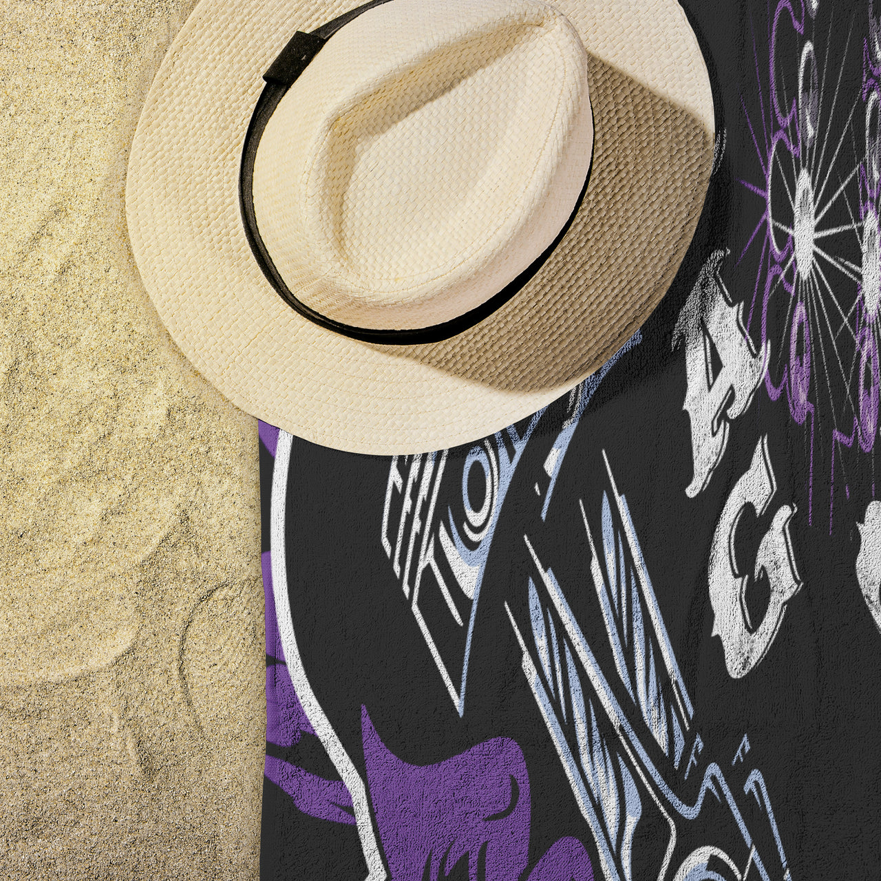 Drag Racing Forever Beach Towel