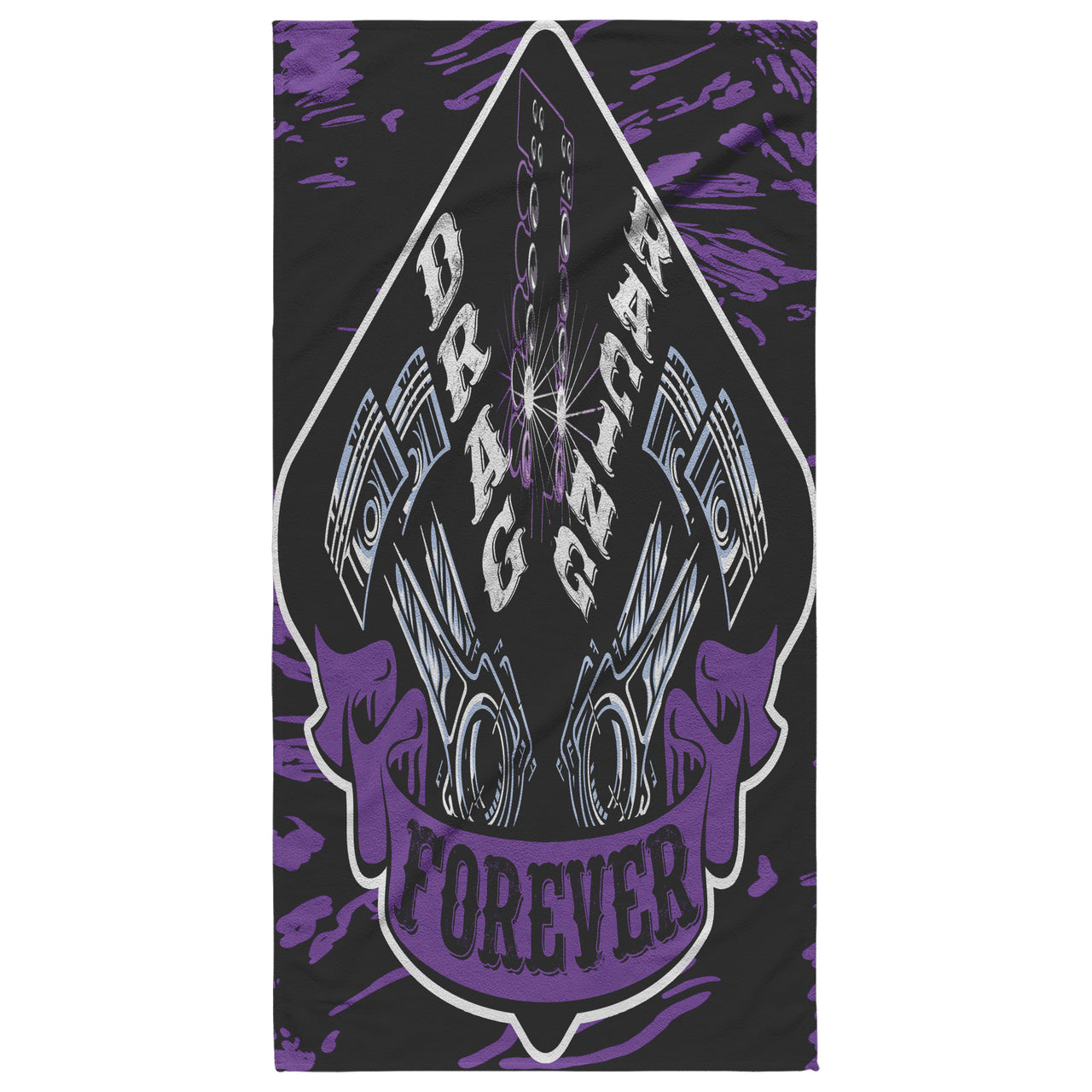 Drag Racing Forever Beach Towel