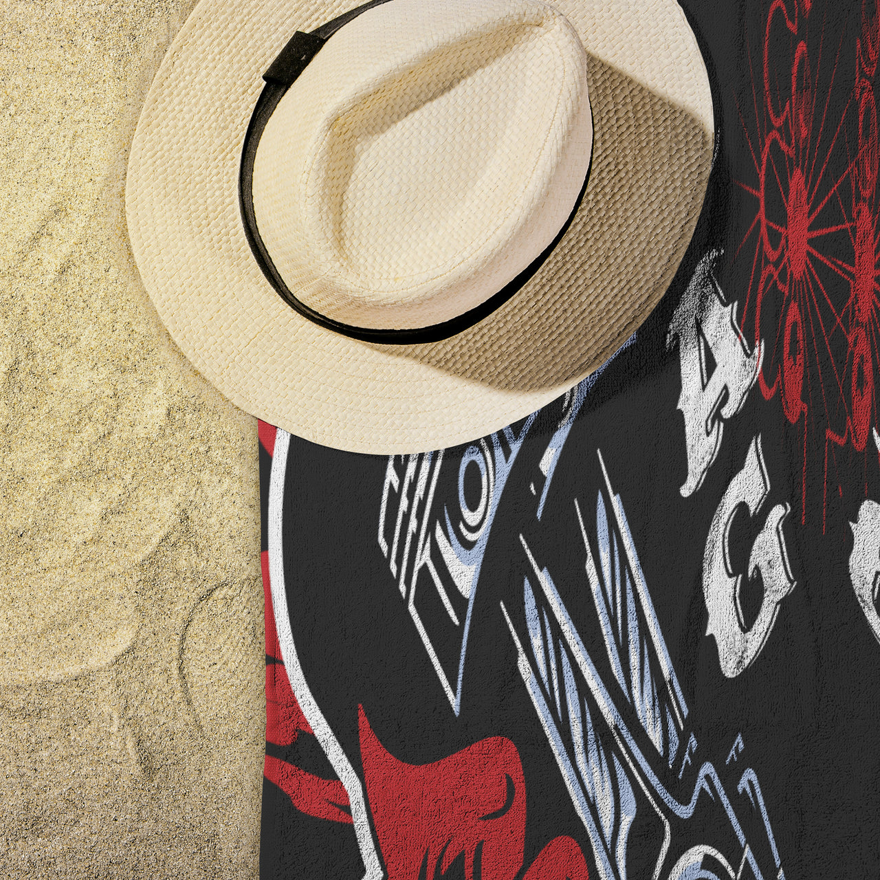 Drag Racing Forever Beach Towel