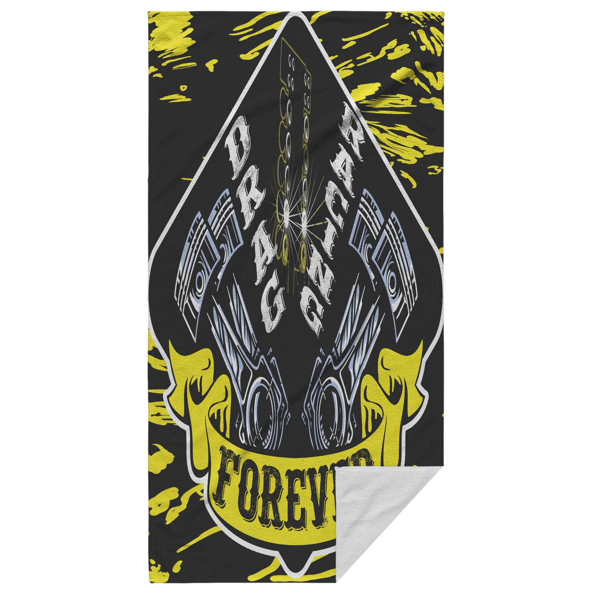 Drag Racing Forever Beach Towel