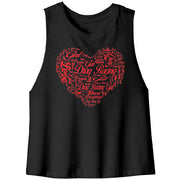 Drag Racing Girl Racerback Crop tank Top