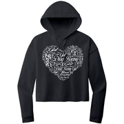 Drag Racing Girl Crop Top hoodie