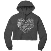 Drag Racing Girl Crop Top hoodie