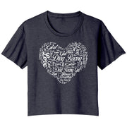 Drag Racing Girl Crop t-shirts
