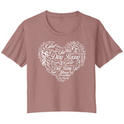 Drag Racing Girl Crop t-shirts