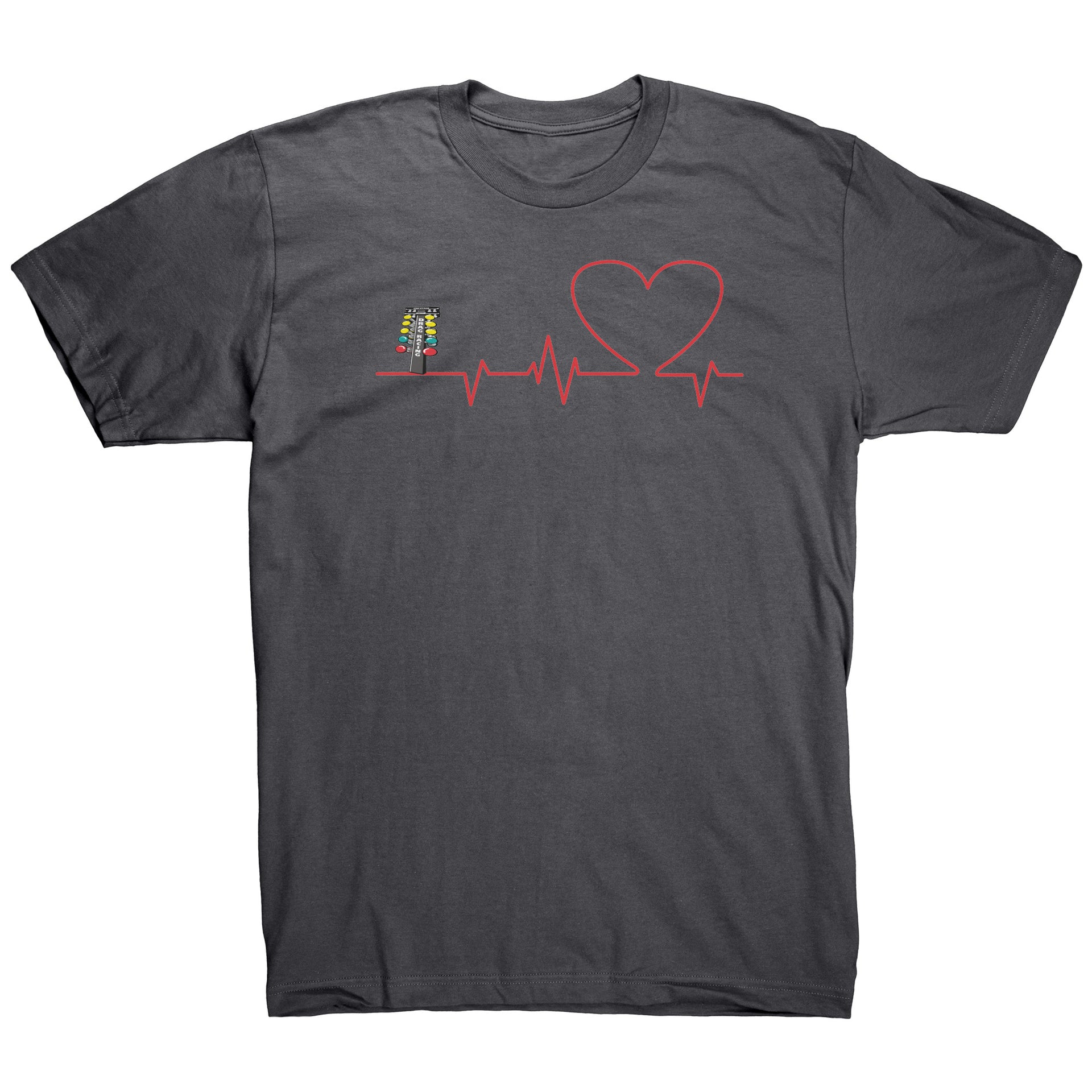Drag Racing Heartbeat T-Shirts