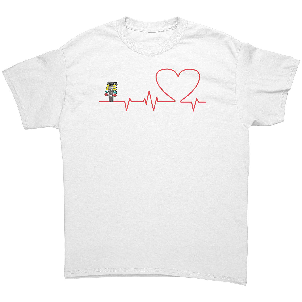 Drag Racing Heartbeat T-Shirts