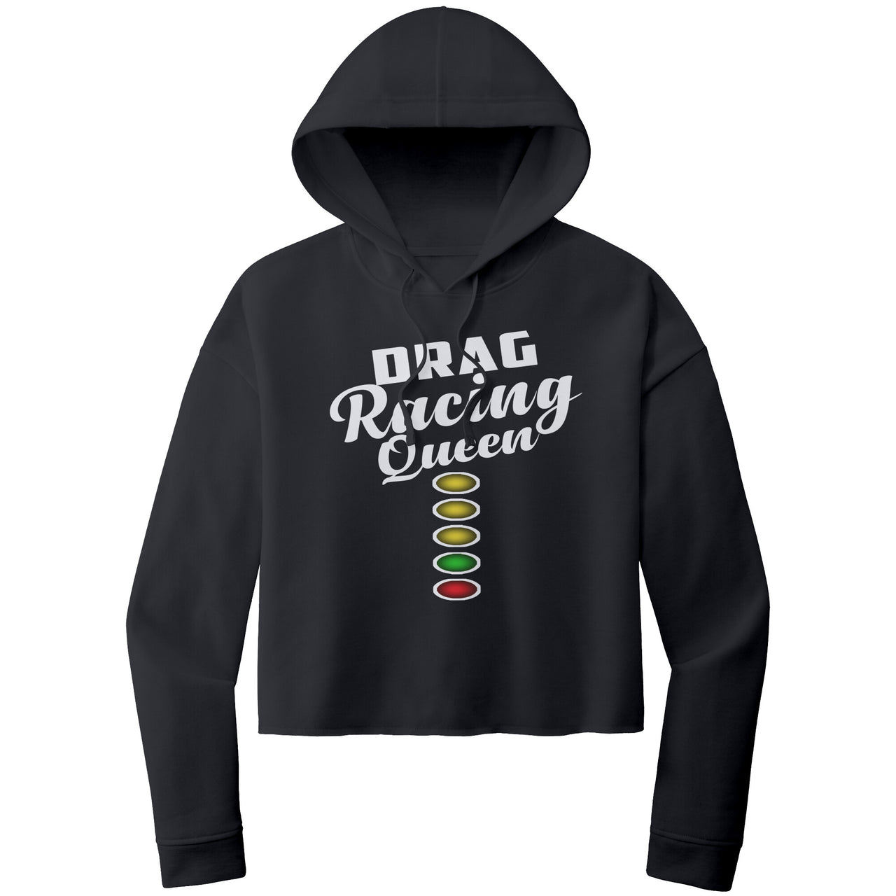 Drag Racing Queen Crop Top hoodie