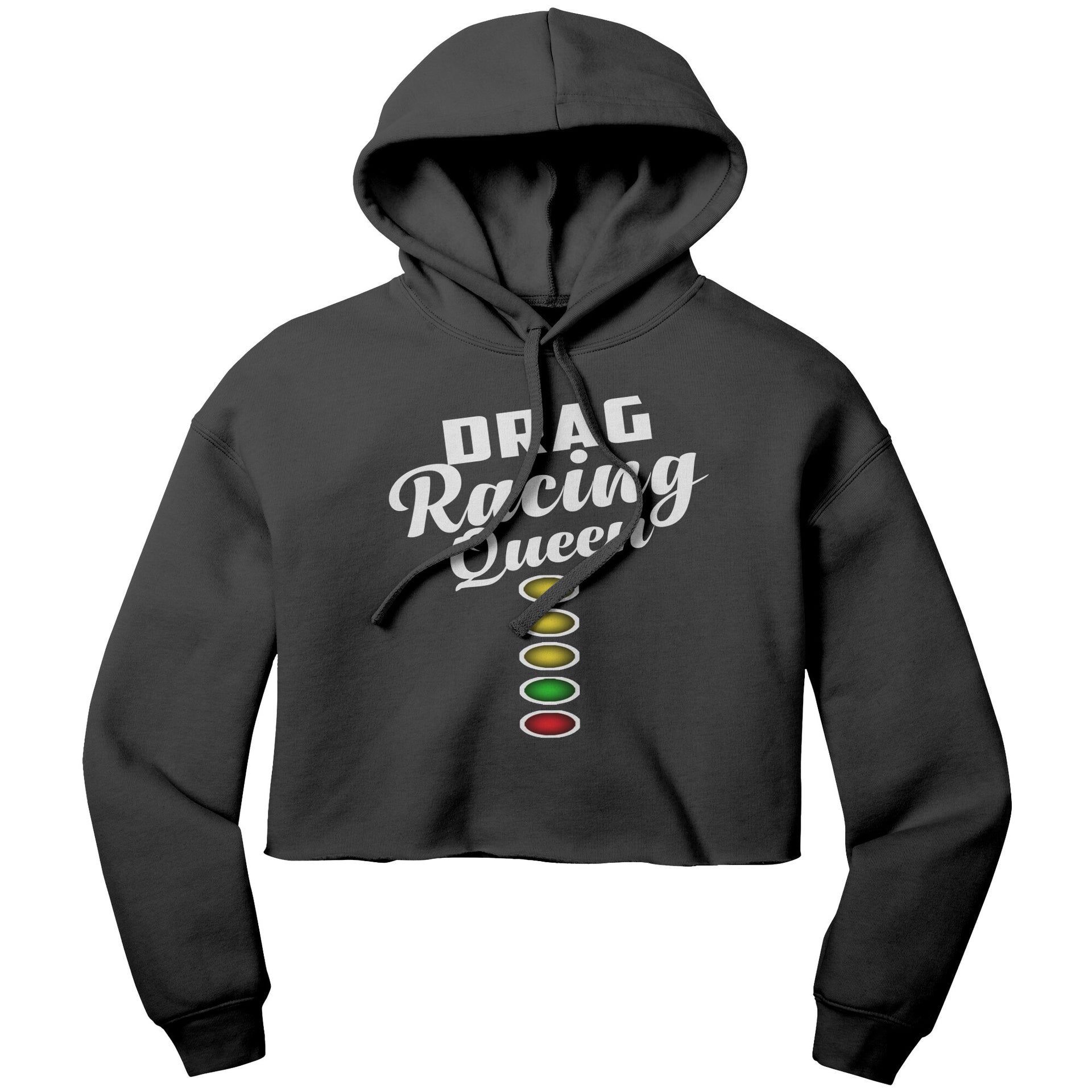 Drag Racing Queen Crop Top hoodie