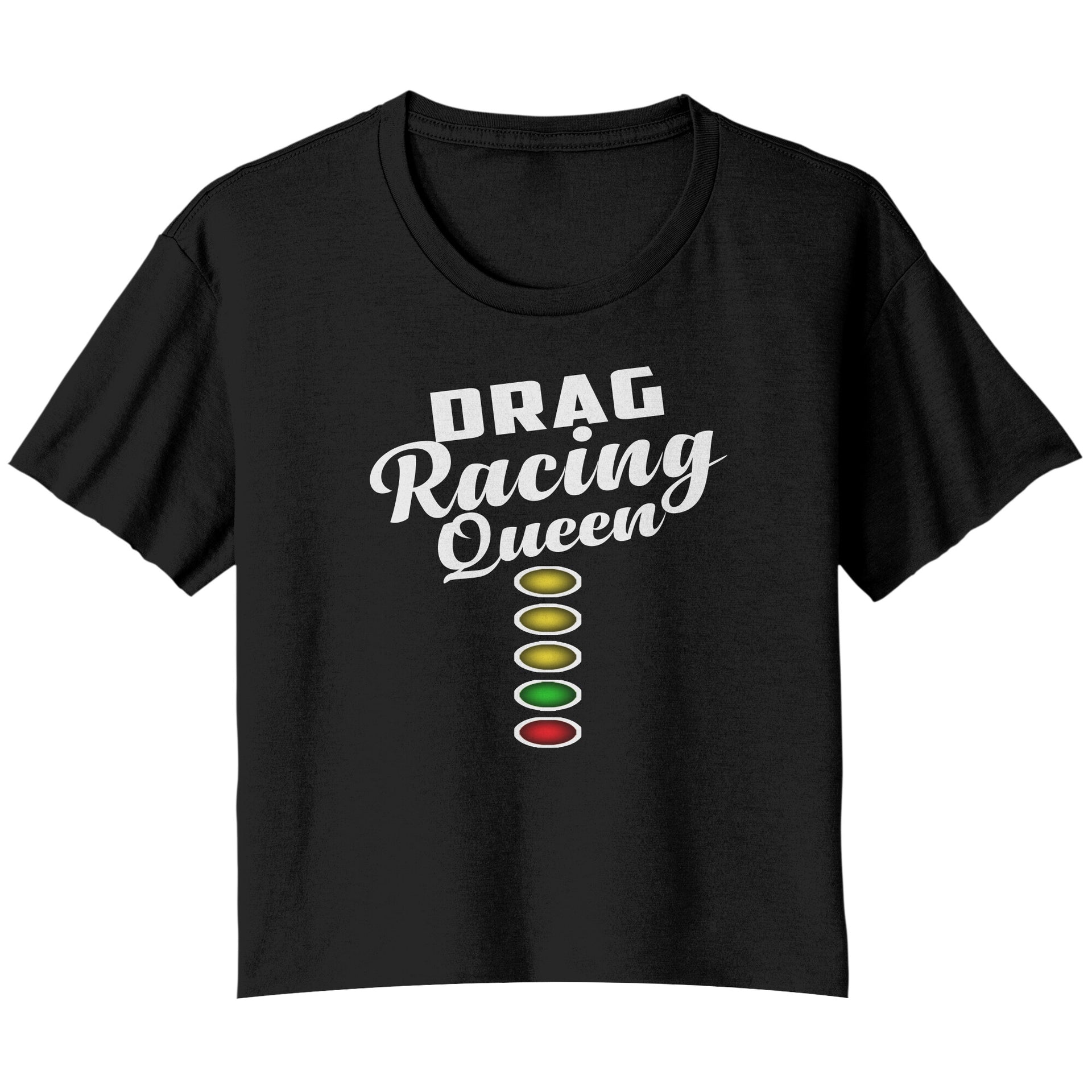 Drag Racing Queen racerback Crop Tank top