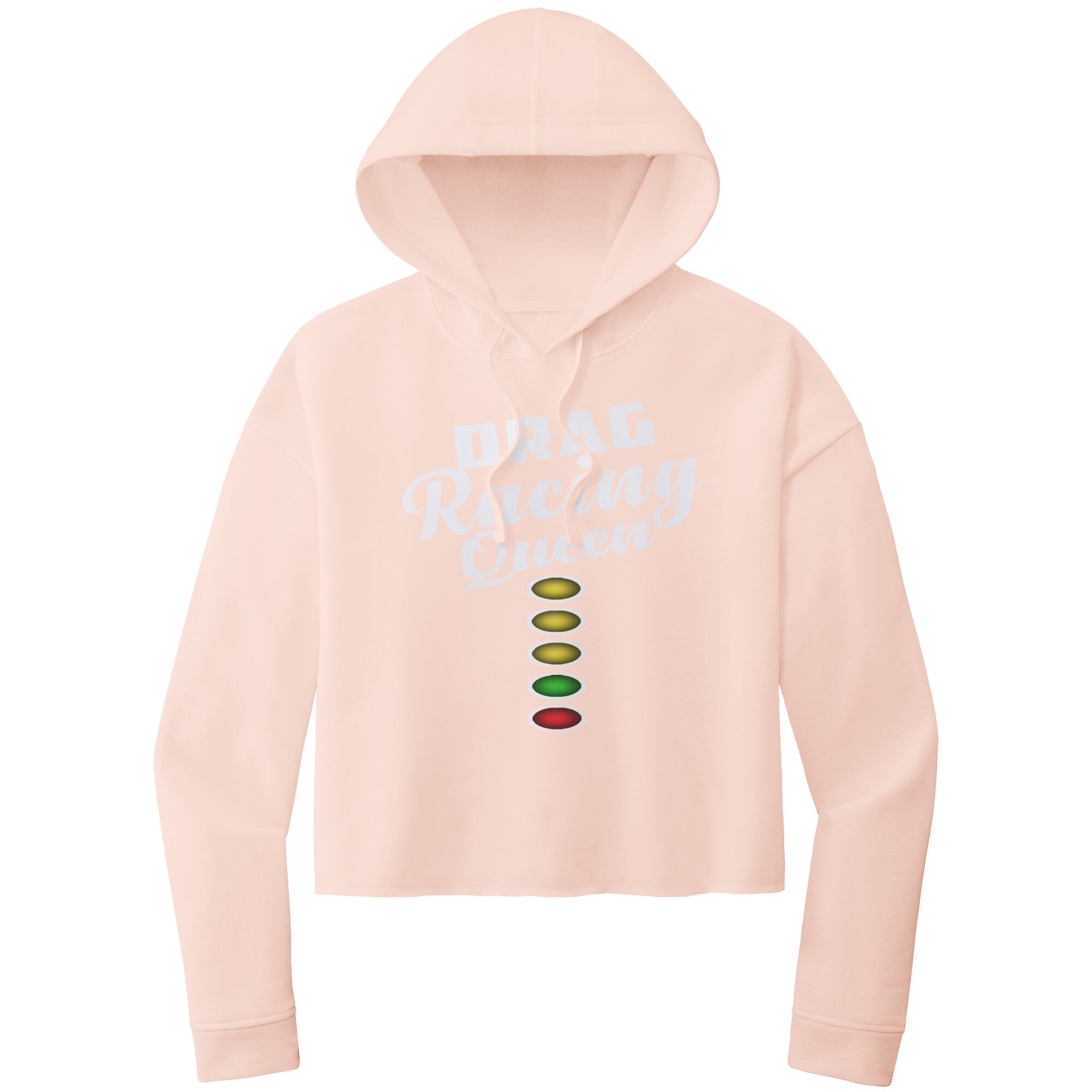 Drag Racing Queen Crop Top hoodie