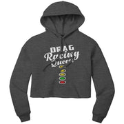 Drag Racing Queen Crop Top hoodie